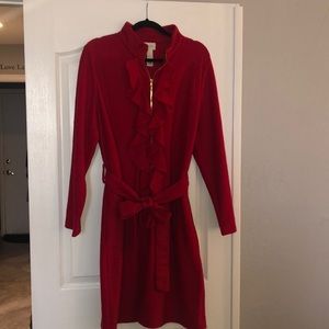 Chico’s red zip up coat. Brand new without tags!